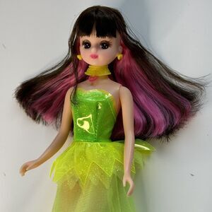 TAKARA TOMY Doll Licca # Cosme Japan Fashion Brunette Vintage Tinkerbell Disney